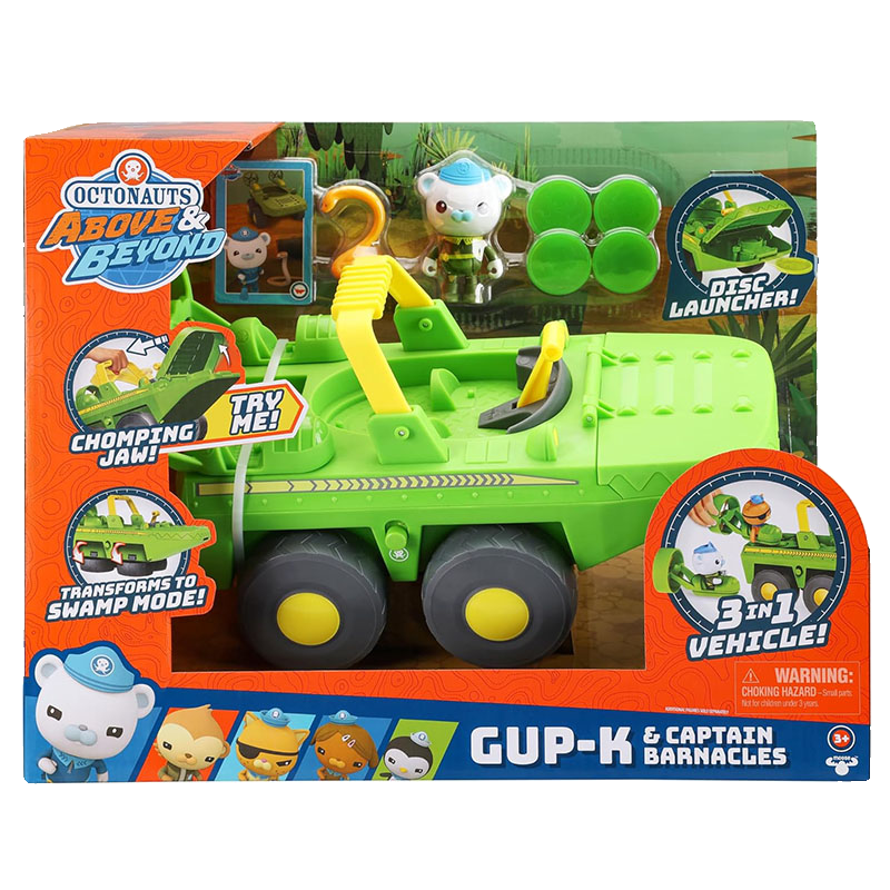 正版Octonauts海底小纵队GUP K舰艇巴克队长过家家儿童玩具套装 - 图3