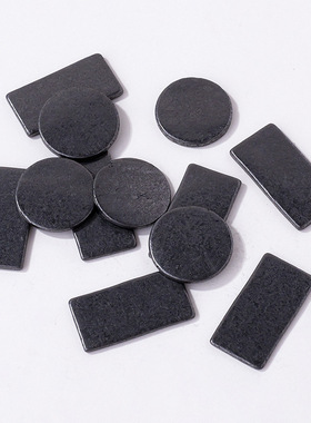 跨境天然水晶俄罗斯次石墨手机贴创意水晶几何体防辐射手机贴