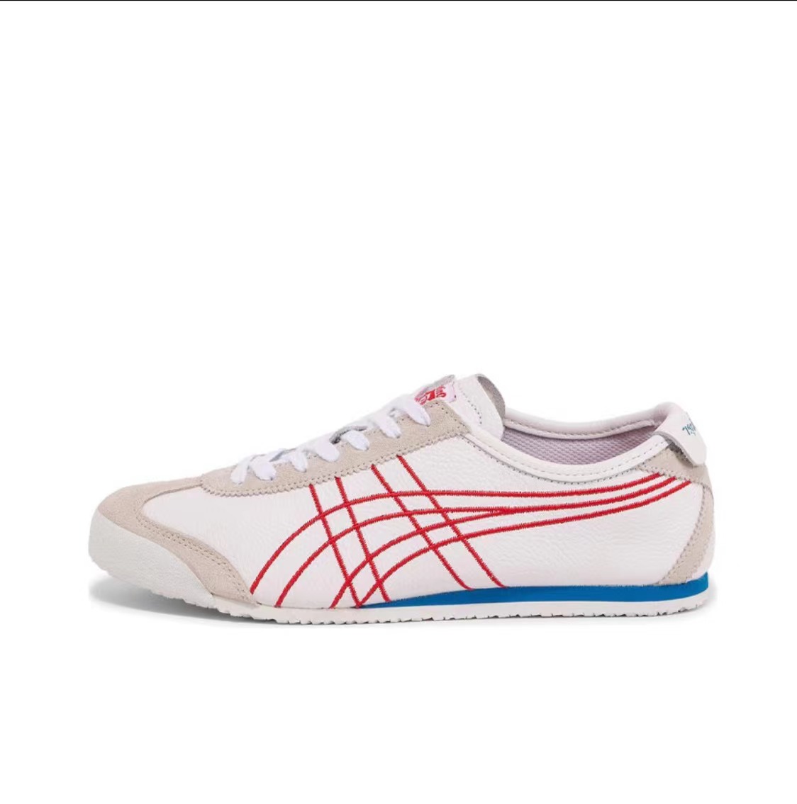 Onitsuka Tiger鬼塚虎低帮女鞋复古一脚蹬轻便透气休闲鞋1182A087