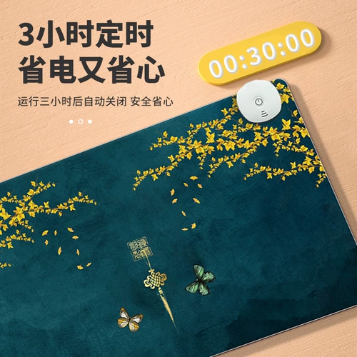 Большая китайская мышка, ноутбук для школьников для письма, настольный коврик, удерживающая тепло зимняя экологичная клавиатура, китайский стиль, подарок на день рождения