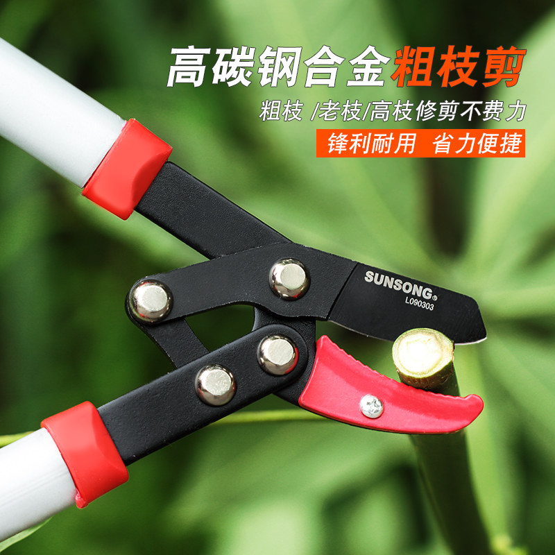 新款园艺大力剪树剪子省力修枝剪修剪树枝果树剪刀园林工具粗枝剪_虎窝淘