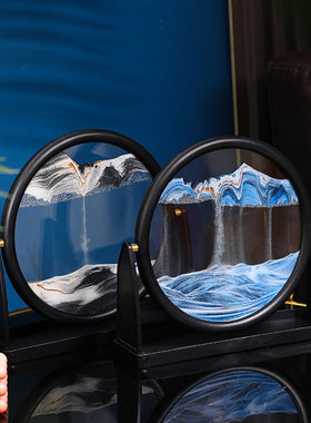 流沙画创意立体沙漏画