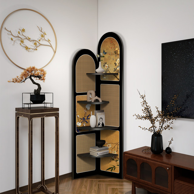 Song's aesthetic medieval corner cabinet corner triangle cabinet