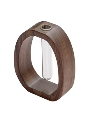 创意不规格木制花器桌面插