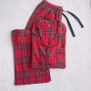 Autumn and winter velvet brushed couple pajamas set