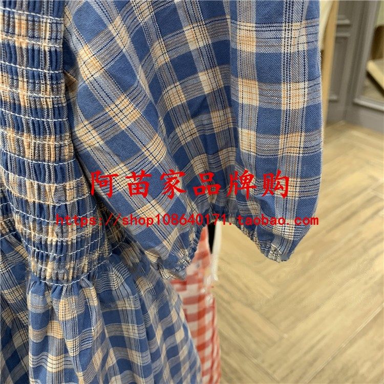 eland2020夏季新款法式方领衬衫 阿苗家品牌购衬衫