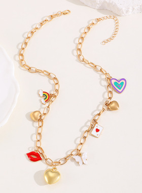 妙雅合金男女通用波西米亚重项链