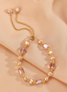 巴洛克仿淡水珍珠手链