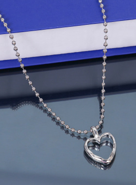 彩色珠子双层设计感小众串珠颈链