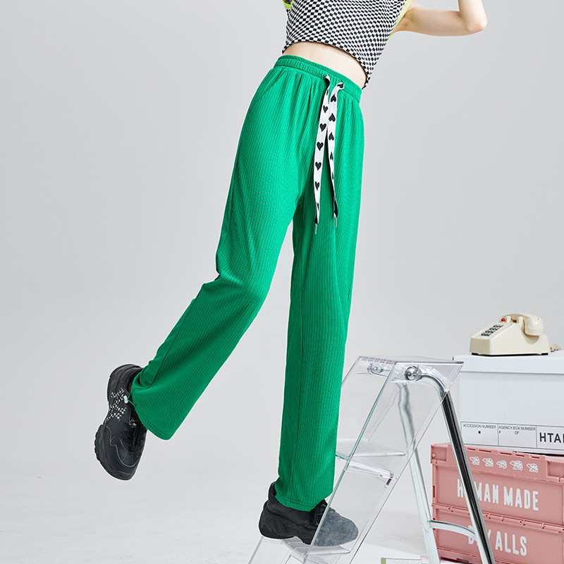 唐狮2022新款夏季冰丝阔腿裤休闲裤 唐狮休闲裤