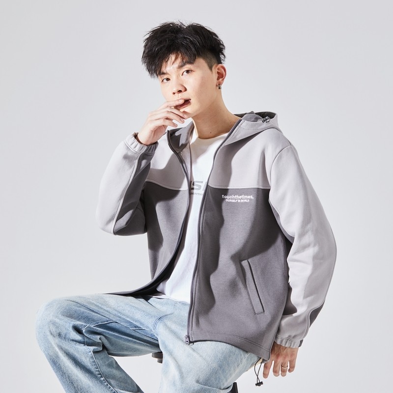 唐狮官方旗舰店连帽外套男2021上衣 唐狮喜之乐夹克