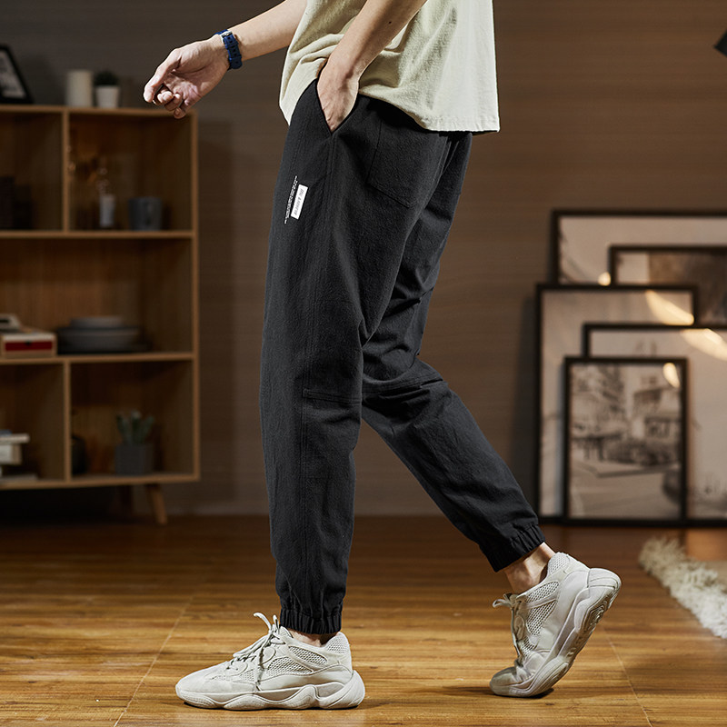 唐狮男2020夏季新款九分韩版休闲裤 唐狮喜之乐休闲裤