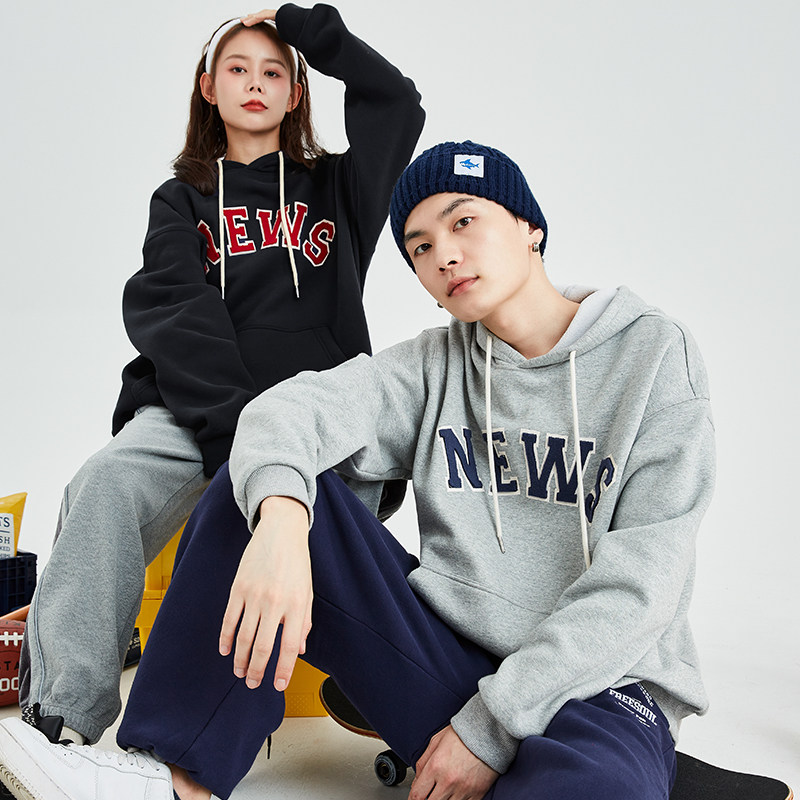 唐狮2021秋冬新款情侣男女加绒卫衣 唐狮喜之乐卫衣