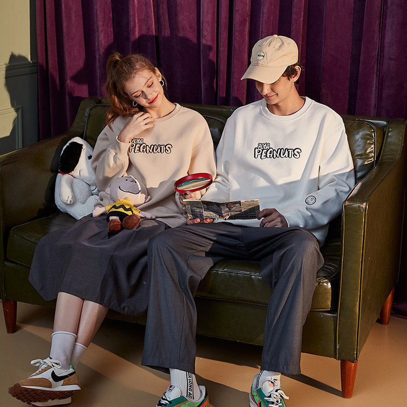 唐狮情侣装男女2021春秋新款卫衣 唐狮喜之乐卫衣