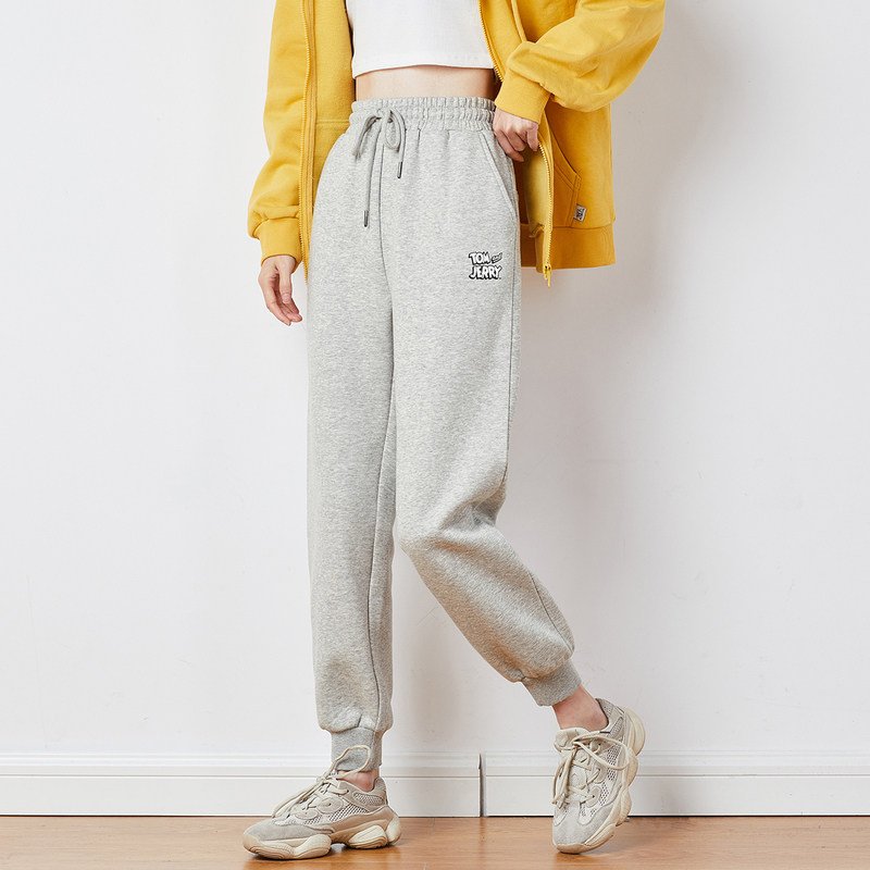 唐狮束脚2021春秋新款韩版运动裤 唐狮喜之乐休闲裤