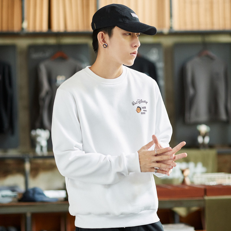 唐狮2021秋季新款学生圆领宽松卫衣 唐狮喜之乐卫衣