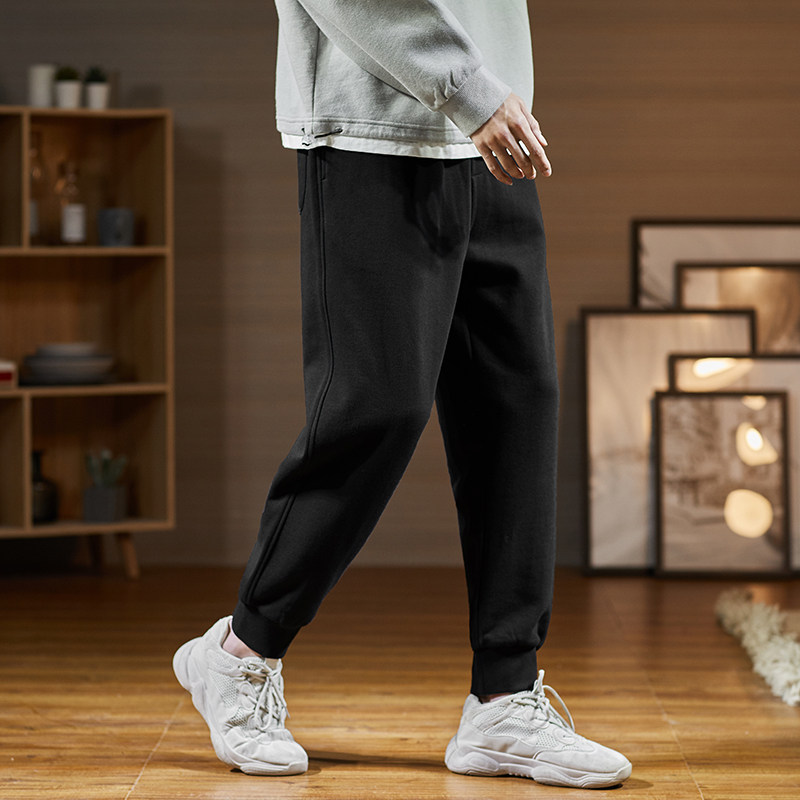 唐狮官方旗舰店宽松男2020潮运动裤 唐狮喜之乐休闲裤