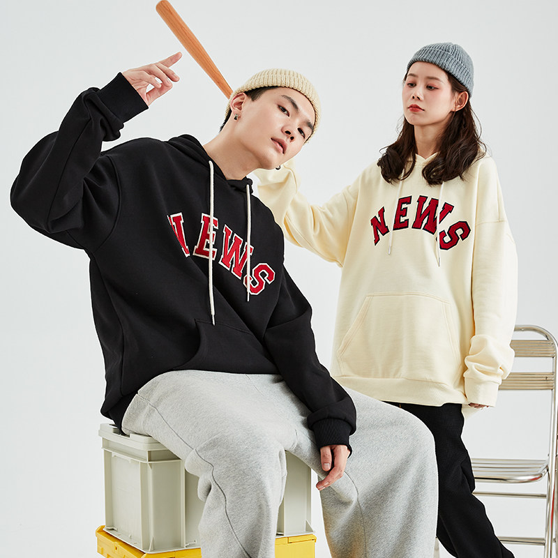 唐狮2021秋冬新款情侣男女加绒卫衣 唐狮喜之乐卫衣