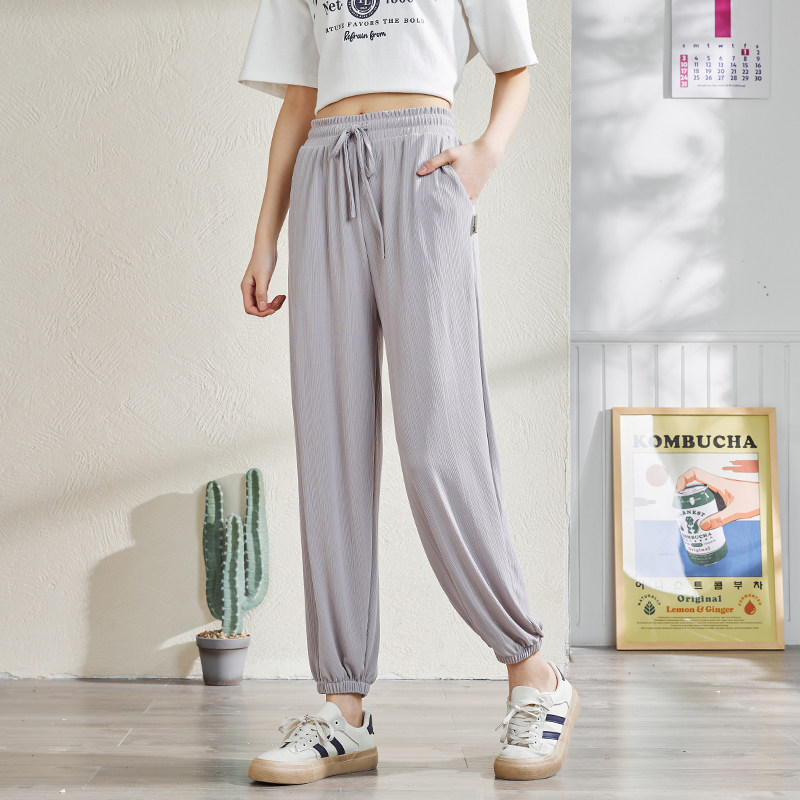 唐狮2022夏季新款冰丝裤休闲长裤 唐狮休闲裤