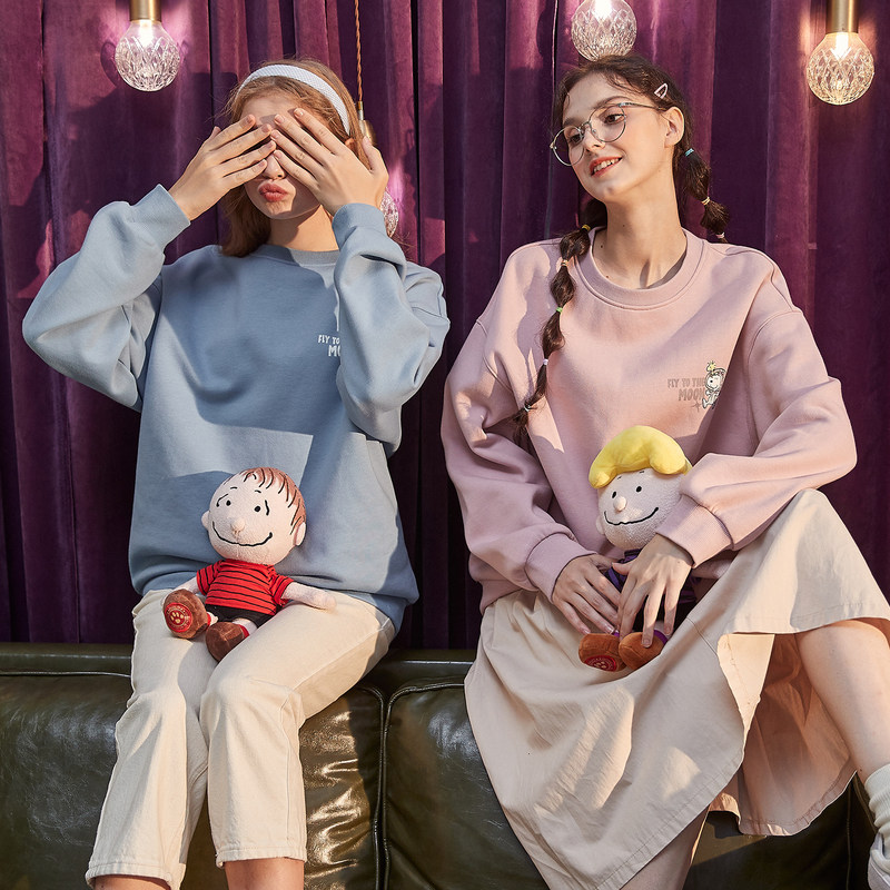 唐狮圆领2020秋新款宽松韩版卫衣 唐狮喜之乐卫衣/绒衫