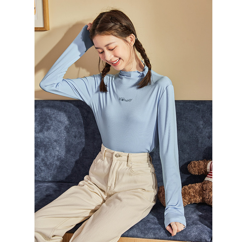 唐狮打底衫女2021年秋季新款 唐狮喜之乐毛针织衫