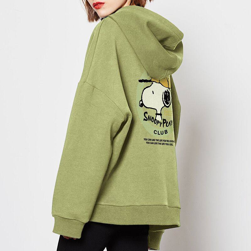 【史努比】唐狮连帽宽松韩版新款卫衣 唐狮天悦卫衣/绒衫