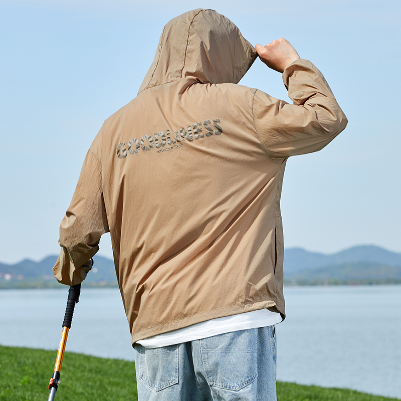 唐狮防晒衣男2024新款夏季外套男薄款防紫外线钓鱼防晒服连帽透气 - 图0