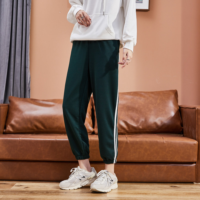 唐狮2020春秋新款宽松束脚休闲裤 唐狮休闲裤