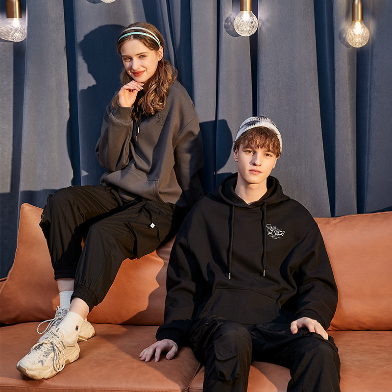 唐狮情侣装男女同码2021秋新款卫衣 唐狮喜之乐卫衣