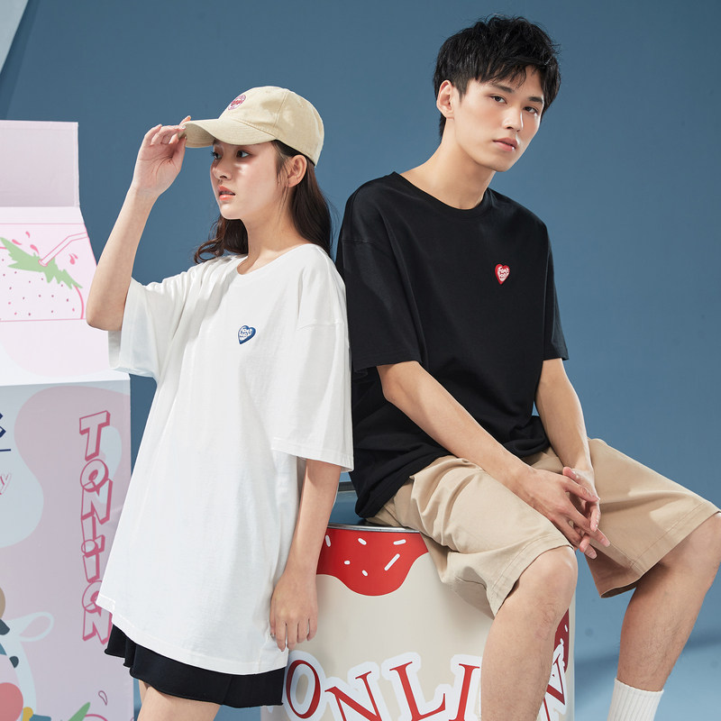 唐狮2022夏新款短袖男女同码t恤 唐狮喜之乐T恤