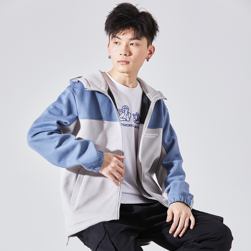 唐狮官方旗舰店连帽外套男2021上衣 唐狮喜之乐夹克