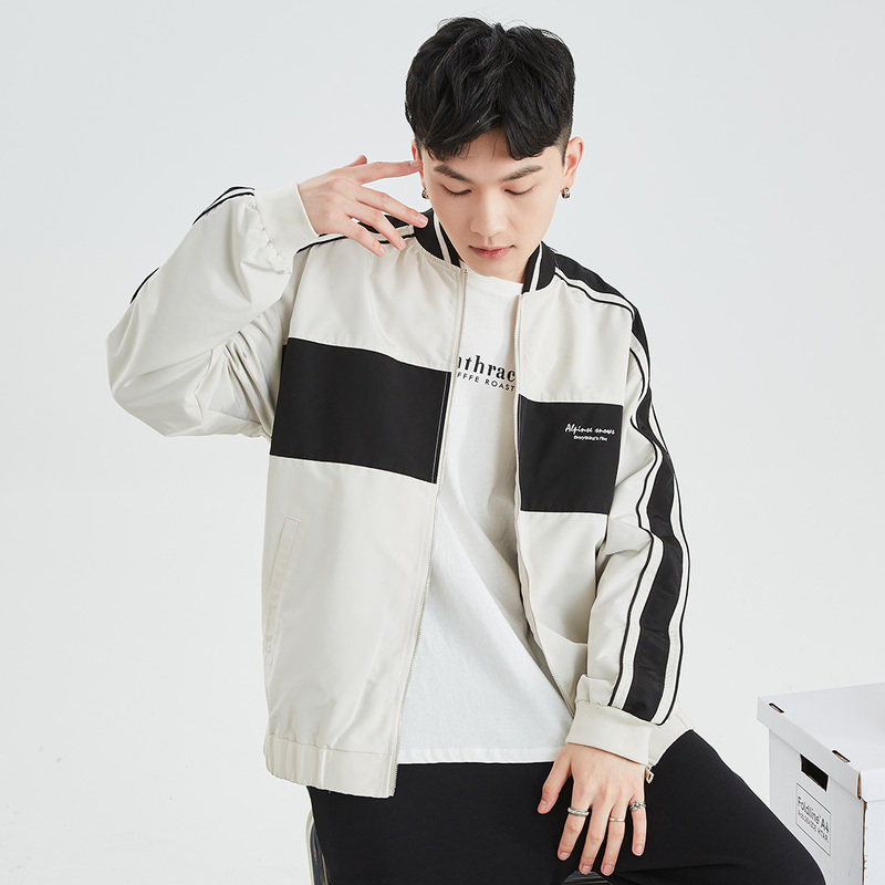 唐狮2022年春新款棒球服男休闲夹克 唐狮喜之乐夹克