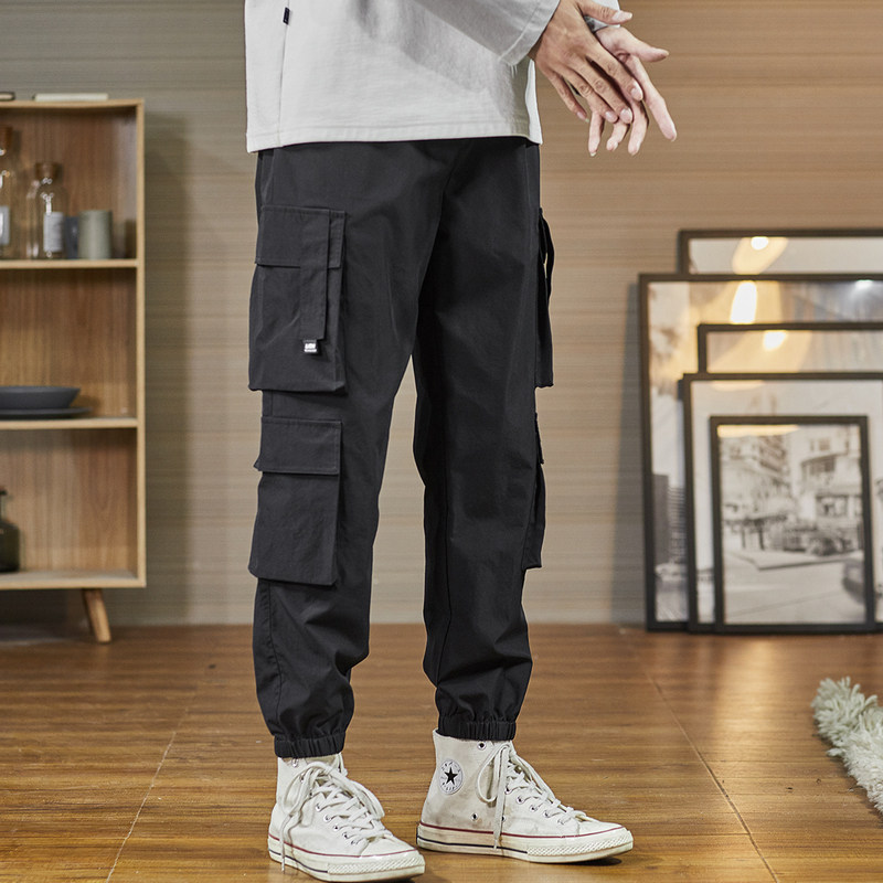唐狮多口袋男士2020秋新款工装裤 唐狮喜之乐休闲裤