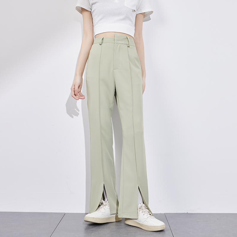 11点官补4到手95.9!唐狮休闲裤女窄版西装裤