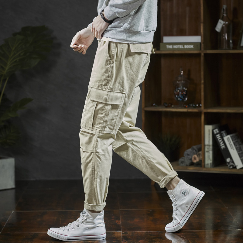 唐狮直筒男2021春秋新款韩版休闲裤 唐狮喜之乐休闲裤