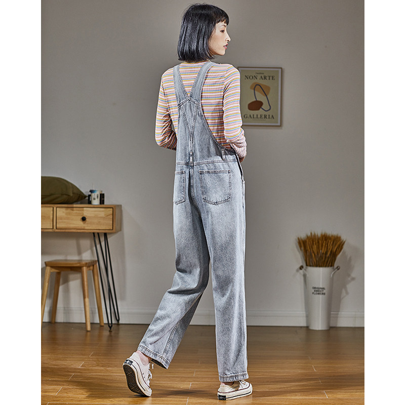 唐狮官方旗舰店2020秋女韩版牛仔裤 唐狮福悠牛仔裤