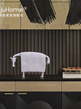 顾居客厅树脂简约马摆件