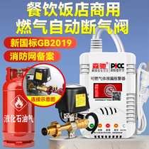 Gas automatic break valve gas cooker safety valve alarm test gas leak liquid gas safety three sets
