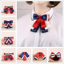 Neckline Lady Career Lead Flower Bank Postal Tooling Uniform Shirt Butterfly Twinning With Head Flower Cover Assembly Ornament