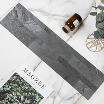 KASARO IMPORT PLATE ROCK STONE SELF-ADHESIVE MOSAIC LIVING ROOM TV BACKGROUND WALL STICKER BRING YOUR OWN BACK GLUED NATURAL STONE