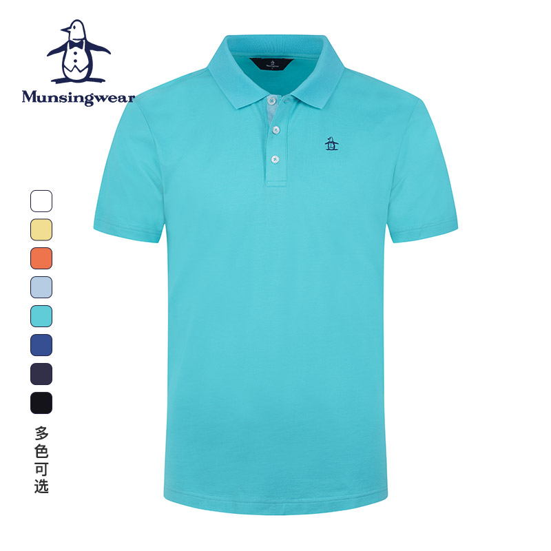 MUNSINGWEAR/万星威23高尔夫男装夏季新款T恤时尚休闲短袖Polo衫 - 图3