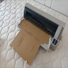 Матричный принтер 富士通平推136列针式档案盒打印机a2色卡卷皮封面信封合格证打印 Fujitsu