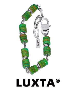 LUXTA原创绿松石手链嘻哈男