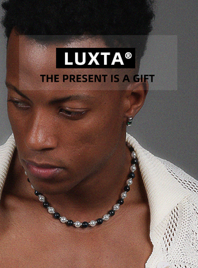 LUXTA原创珍珠虎眼石项链