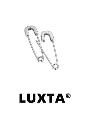 LUXTA纯银回形针耳环嘻哈潮