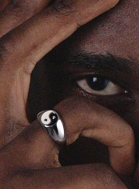 八卦阴阳戒指LUXTA嘻哈潮