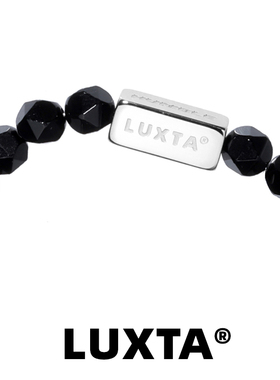 LUXTA黑玛瑙手链嘻哈男高级感