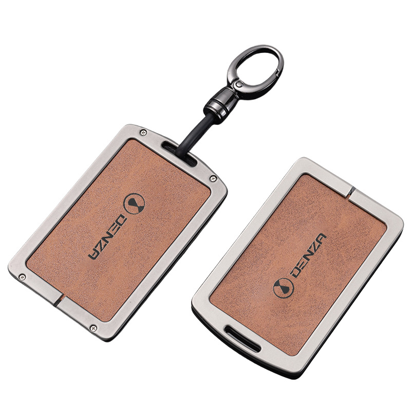 适用于腾势d9钥匙套卡片n7男2024款汽车配件用品高档金属女壳扣包 - 图3