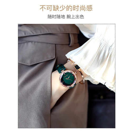 Linger轻奢手表皮带女真皮石英表皮带高级感表链带2026新款 - 图1