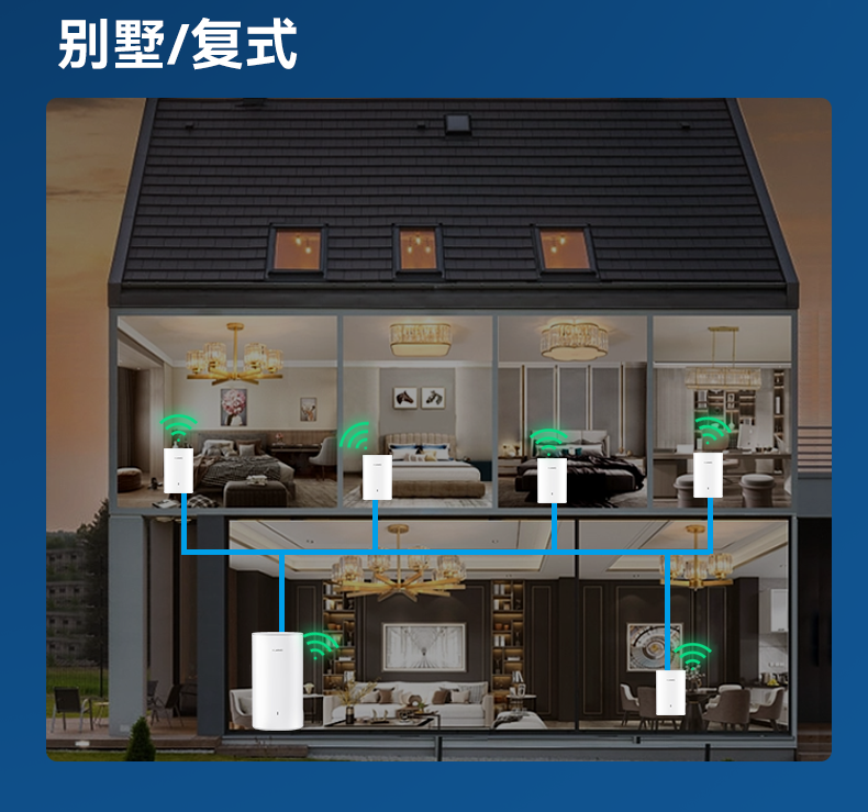 华为凌霄子母路由器Q6E家用路由器全屋wifi别墅光纤家用企业双频mesh高速电力猫版wifi5大户型穿墙路由wifi6 - 图1